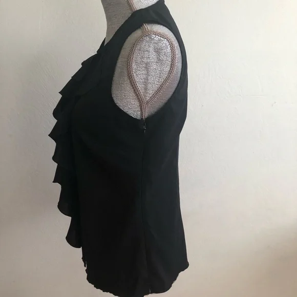 Spense sleeveless open back ruffle in front size medium - Picture 2 of 6